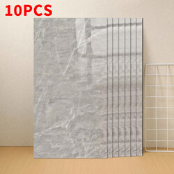 10 stk Marmor Wandaufkleber Selbstklebend Steinoptik Wandpaneele PVC Küche Bad