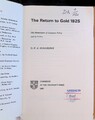 The Return to Gold 1925: The Formation of Economic Policy and Its Critics Moggri
