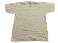 Herren T-Shirt Gr. 48/50 M in beige - natur 100% Baumwolle V-Ausschnitt