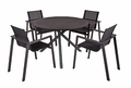 Garden Pleasure 5tlg. Garten Tischgruppe Sitzgruppe Tisch Stuhl Möbel Aluminium