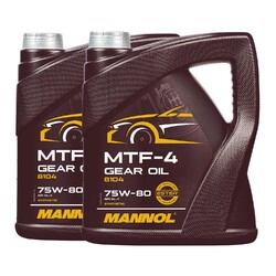 8 (2x4) Liter MANNOL 75W-80 MTF-4 API GL-4/ GL4/ Getriebeöl/ Schaltgetriebeöl