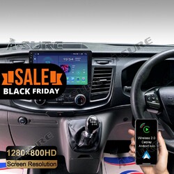 2G+32G Carplay Für 1 DIN Ford Transit Custom 2018-2023 Android 13 Autoradio GPS