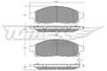 Bremsbelagsatz Scheibenbremse TOMEX Brakes TX 19-31 für MITSUBISHI FIAT FULLBACK