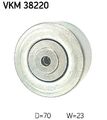 SKF VKM 38220 Spannrolle, Keilrippenriemen für BMW OPEL