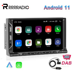 Mit free DAB+ Autoradio 2 DIN 7" Android 13.0 Apple Carplay GPS Navi WIFI Player