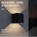 LED WandLeuchte Lampe mit Bewegungsmelder außen/innen USB Wiederaufladbar AKKU 