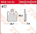 TRW MCB742CRQ Bremsbeläge Satz Vorne