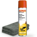 SONAX KlebstoffRestEntferner Set Etiketten Entferner 400ml + 2x Microfasertuch