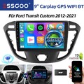 DAB+ 32G Autoradio Android 15 Carplay Navi für Ford Transit Custom Tourneo 13-17