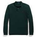 Polo Ralph Lauren L/S Custom Slim Fit Polo Shirt Scotch Pine Heather