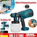 Farbsprühsystem Für 18V Makita Akku Elektrische Farbspritzpistole Lackierpistole