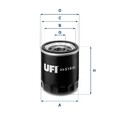 UFI Ölfilter 23.519.00 für ALFA ROMEO DODGE JEEP LANCIA