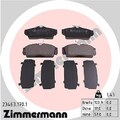 ZIMMERMANN Bremsbelagsatz, Scheibenbremse Vorderachse für NISSAN