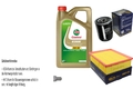 SCT Inspektionspaket 5 L Castrol EDGE Titanium 5W-30 LL für Audi A4 Cabriolet