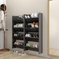 Wand Schuhschrank Schuhregal Schuhablage Wandregal Regal Holzwerkstoff vidaXL