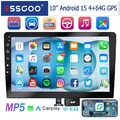 DAB+ 10.0" Android Autoradio GPS Navi BT FM RDS WIFI Chat GPT 2DIN Apple Carplay