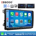 Octa core Android 14 6+128G Autoradio Carplay Für VW GOLF 5 6 Touran Tiguan Polo