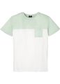 T-Shirt aus Bio Baumwolle Gr. 52/54 Hellschilf/Wollweiß Herren Basic-Hemd Neu*