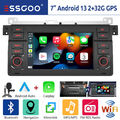 32G Android 13 Apple Carplay Für BMW 3er E46 M3 Rover 75 MGZT Autoradio GPS WiFi