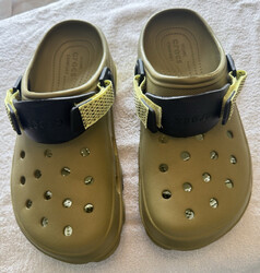 Crocs Iconic Comfort Classic All Terrain Clog Sabot Man Synthetik grün Größe 8