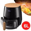 Heißluftfritteuse XXL Air fryer Backofen Fritteusen Heißluft Friteuse Grill 6L