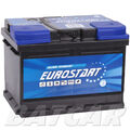 Eurostart 12V 55 Ah 540A EN Autobatterie Starterbatterie Premium PKW Auto