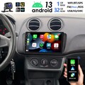32G Android13 Autoradio Carplay GPS WIFI RDS BT Kam Für Seat Ibiza IV 6J 2009-13