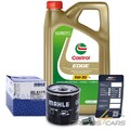 MAHLE ÖLFILTER+5L CASTROL EDGE 5W-30 LL FÜR VW GOLF 7 5G BA 1.2 1.4 TSI