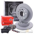 ZIMMERMANN BREMSSCHEIBEN + BELÄGE HINTEN FÜR SEAT LEON 1P 5F BJ 05-