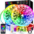 RGB LED Streifen Stripe Leiste 5050 Lichtband Wasserdicht Leuchte Lichterkette