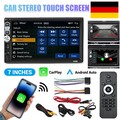 1 DIN 7'' Wireless Apple Carplay Autoradio Android Auto USB Bluetooth AUX