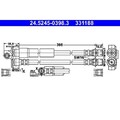 1x Bremsschlauch ATE 24.5245-0398.3 passend für FORD
