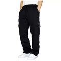 Herren Jogginghose Cargo Hose Trainingshose Mit elastischem Bund Kampfhose S-5XL