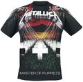 Metallica Master Of Puppets - Faded Allover Männer T-Shirt schwarz