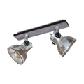 Deckenlampe Barnstaple 2 flammiger Vintage Deckenspot im Industrial Design Re...