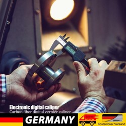 150 mm 6-Zoll-LCD-Digital-Elektronik-Messschieber aus Kohlefaser