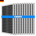 100W 200W 300W 1000W 12V Monokristallin Solarmodul Solarpanel Photovoltaik Modul