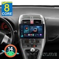 Android 14 4G+64G Autoradio CarPlay GPS NAV WIFI Für Toyota Auris E15 2006-2012