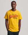 Herren-T-Shirt Superdry Vintage Logo Soda Pop T-Shirt Pigment gelb orange Etikett