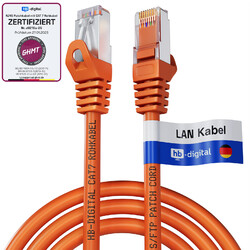 CAT 7 Patchkabel Rohkabel Netzwerkkabel LAN DSL Ethernet Raw Cabel 0,25m - 50m🟠🟣bis 5% Rabatt🔴S/FTP⚫️PIMF🟡LSZH🟢Gigabit🟤Kupfer🟣