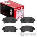 BREMBO PRIME LINE BREMSBELÄGE SATZ VORDERACHSE HINTERACHSE PASSEND FÜR