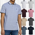 Herren JACK & JONES Polo Shirt JJEPAULOS Hemd Kragen Kurz Arm Basic Pique