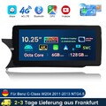 Für Mercedes C Klasse W204 S204 NTG4.5 Android 13 Autoradio CarPlay 4G GPS BT5.0