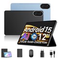 2025 HD 12 Zoll Tablet Android15 16GB RAM+256GB 8000mAh LTE 2SIM 5G WlFl 2K IPS
