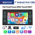 8 Kern DAB+ Autoradio 7" Für Ford Focus II Transit MK7 C S-Max Android 14 6+128G