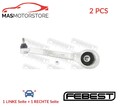 LINKS RECHTS QUERLENKER SATZ NIEDRIGER VORNE FEBEST 1624-211FLFL 2PCS V NEU