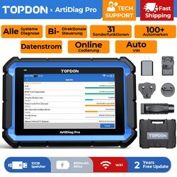 💥Topdon Artidiag Pro KFZ OBD2 Diagnosegerät auslesegerät ECU Coding 31+Services