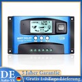 100A Solar Ladegerät Controller Panel Regler Daul-USB Digital LCD 12V-24V MPPT 