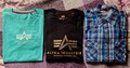 2 Alpha Industries Shirts 1 Jack & Jones Shirt jeweils Gr:M