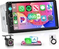 7 Zoll Bildschirm IPS 2 DIN Autoradio Apple CarPlay Android Auto Bluetooth FM
